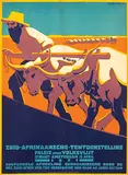 Charles Verschuuren Jr., Paleis voor Volksvlijt Amsterdam Zuid-Afrikaansche-Tentoonstelling, 1921, poster