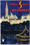 Tibor Pólya, Come for 3 Days to see Budapest, poster