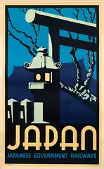 Pieter Irwin Brown, Japanese Government Railways Japan, poster