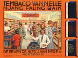 Tembaco Van Nelle Rotterdam Njang paling baik (the best) (shop scene) by Menno S.J. van Meeteren Brouwer, poster, sold Feb 2022