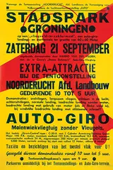 Job Denijs, Luchtvaarttentoonstelling LUTO Stadspark Groningen, poster
