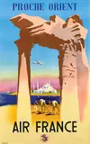 Jean Even, Air France Proche Orient, 1950, poster