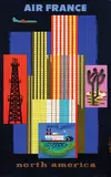 Jacques Nathan-Garamond, Air France north america, 1962, poster