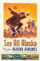 Jess C., Alaska Airlines See All Alaska Kotzebue Eskimo Dance, poster