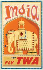 David F. Klein, Fly TWA India, poster