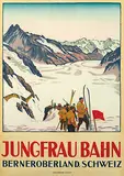 Emil Cardinaux, Jungfrau Bahn Berner Oberland, Schweiz, 1924, poster