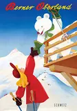 Paul Gusset, Berner Oberland Schweiz, 1945, poster