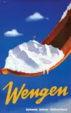 Leo Keck, Wengen Schweiz, 1945, poster