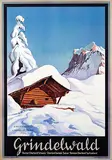 Alexandre Benois di Stetto, Grindelwald Berner Oberland Schweiz, 1937, poster