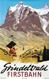 Armin Koller, Grindelwald Firstbahn, 1946, poster
