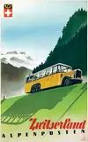 Bernard Reber, Zwitserland Alpenposten, 1936, poster