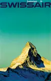 Manfred Bingler, Swissair (Matterhorn), 1964, poster