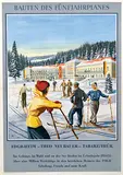 Werner Maack, Bauten des Fünfjahrplanes Freude und neue Kraft, 1954, poster