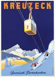 Prof. Plenert, Kreuzeck Garmisch-Partenkirchen, poster