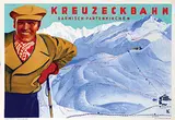 Hugo F. Knittel, Kreuzeckbahn Garmisch-Partenkirchen, poster