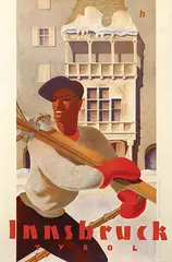 Oswald Haller, Innsbruck Tyrol, poster