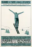 Monogram ls, Coppa della citta di Genova Club Alpino Italiano, 1926, poster