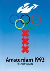Ad Werner, Olympic (Summer) Games Amsterdam 1992, 1988, poster
