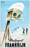 Jean Léger, Wintersport in Frankrijk, poster