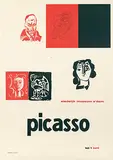 Willem Sandberg, stedelijk museum amsterdam picasso, 1953, poster