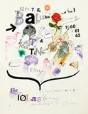 Jean Tinguely, Iolas Galeria Milano Sette (7) & Baluba, 1962, poster