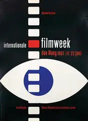 Gerard Wernars, Holland Festival internationale filmweek Den Haag, 1957, poster