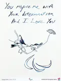 London 2012 Paralympic Games, Birds by Tracey Emin, 2012, poster, sold Feb 2022