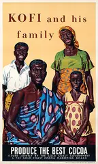 Clive Uptton, Kofi and his family produce the best cocoa, poster