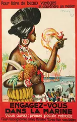 Henri Dormoy, Engagez-Vous Dans La Marine, 1927, poster