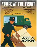 Thomas R. (Tom) Olenchak, You're at the front Keep it moving, poster