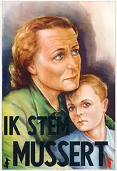 A.C.E. Gantzert, Ik stem Mussert, 1937, poster