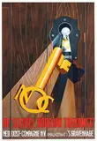 Marius J. G. Thomassen, De sleutel voor uw toekomst! Ned. Oost-Compagnie N.V. 's Gravenhage, 1943, poster
