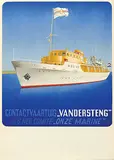 Monogram BvV, Onze Marine Contactvaartuig "Vandersteng", poster