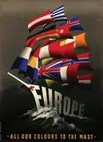 Reyn Dirksen, Europe All our colours to the mast, 1950, poster