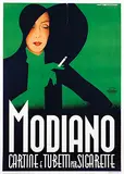 Franz Lenhart, Modiano Sigarette, 1935, poster