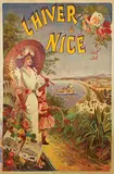 Emmanuel Tzanes, L'Hiver Nice, 1892, poster