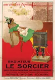 J. Hall, Radiateur Le Sorcier une chaleur tropicale!... (tropical heat!...), poster