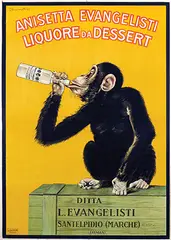 Carlo Biscaretti Di Ruffia, Anisetta Evangelisti, 1925, poster