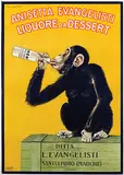 Carlo Biscaretti Di Ruffia, Anisetta Evangelisti, 1925, poster