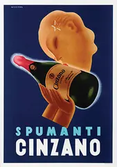 Nico Edel, Spumanti Cinzano, poster