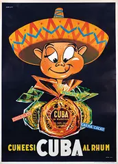 Carlo Prandoni, Cuneesi Cuba al rhum, poster