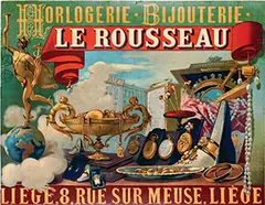 Monogram Ab, Horlogerie-Bijouterie Le Rousseau, poster
