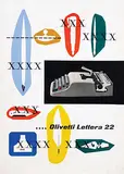 Giovanni Pintori, Olivetti Lettera 22 ink, poster