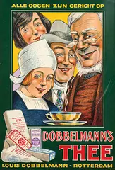 Nennig, Dobbelmann's Thee Rotterdam, poster
