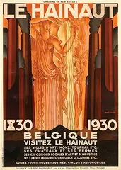 Anto Carte, Le Hainaut Belgique, 1930, poster