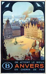 Fernand Toussaint, Anvers, 1938, poster