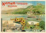 Louis Titz, Namur s/Meuse Belgique, 1891, poster