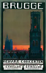 Monogram Pl, Brugge Beiaard Concerten, poster