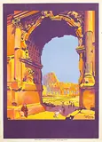 Roger Broders, Before text, (Rome par le train de luxe "Rome Express"), 1921, poster