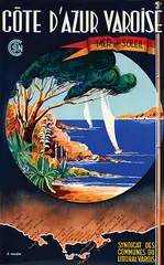 B. Moréra, Côte d'Azur Varoise, poster
